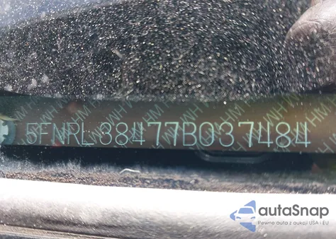 2007 Honda Odyssey Ex from USA, damaged, VIN 5FNRL38477B037484